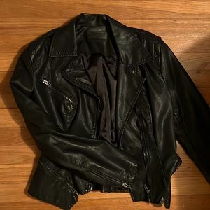 Blank NYC leather moto jacket